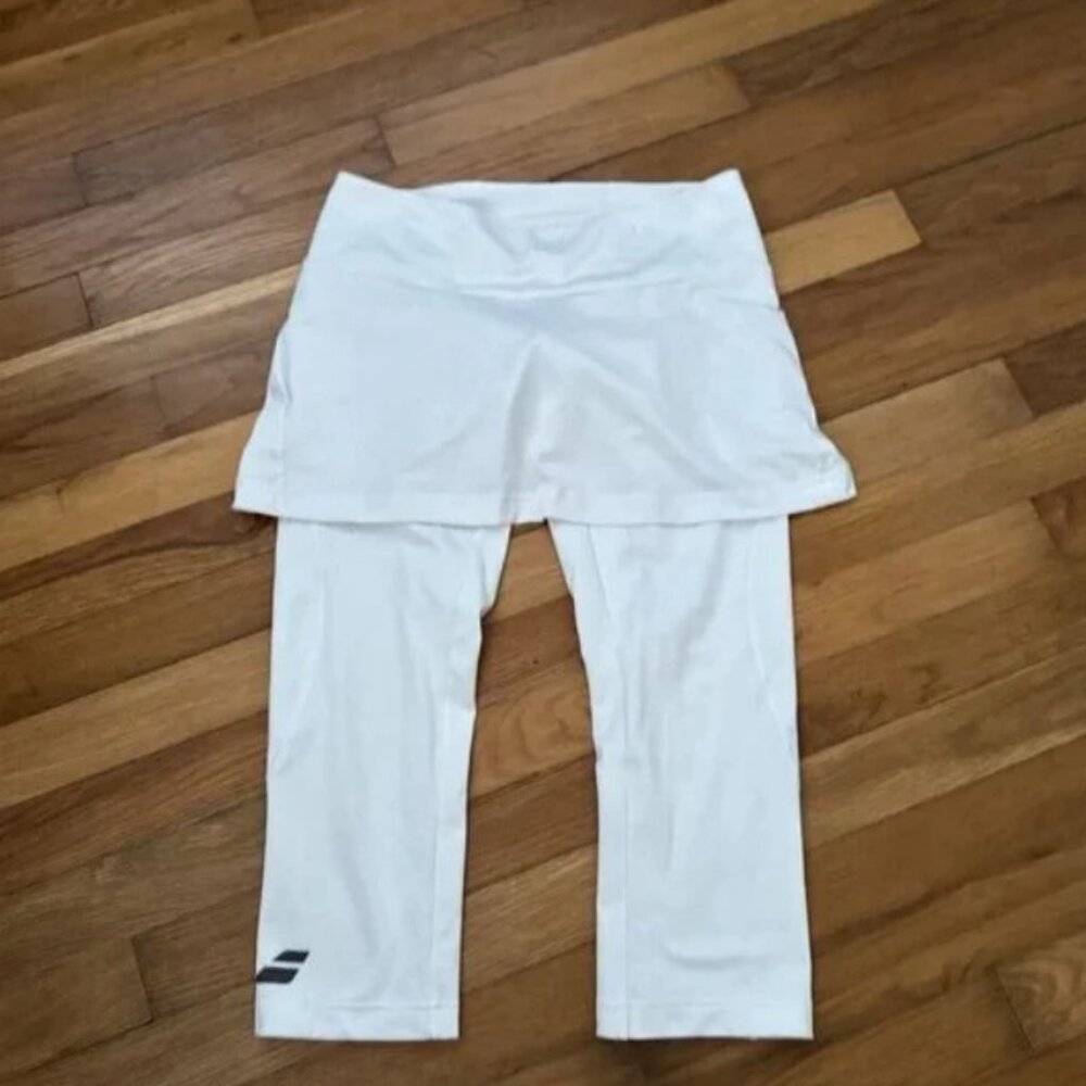Babolat Women's Tennis Combi Core Skirt Pants White Size S
